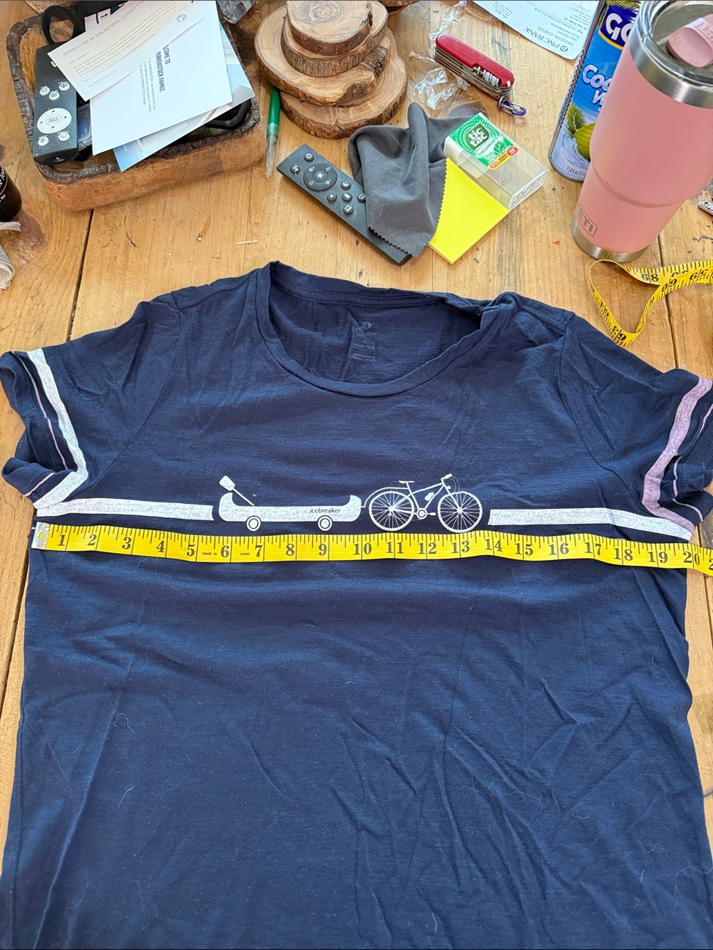 Icebreaker Tech Lite II Merino Wool "Road to River" Graphic Tee - XL - Picture 2 of 5
